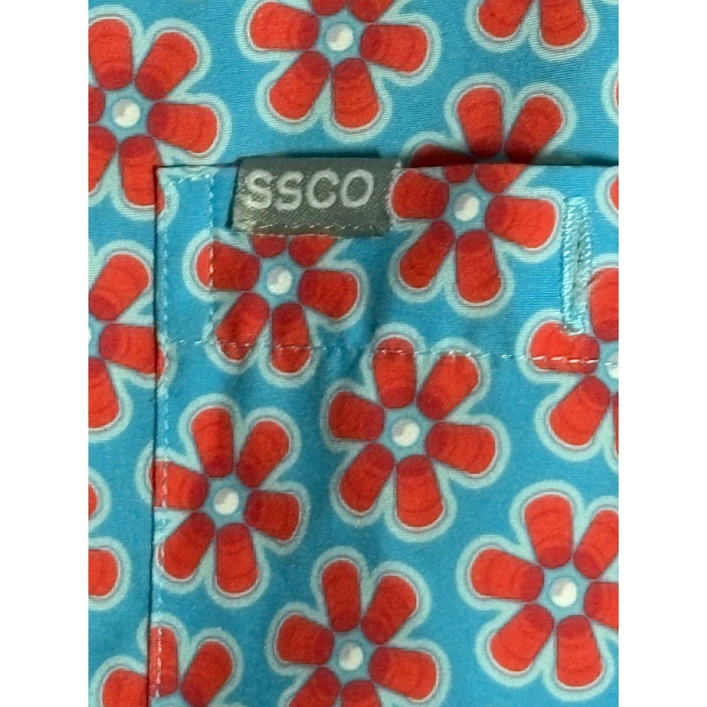 SSCO Flower Pong Baja Golf Shirt Polo Mens 2X NWOT Southern Shirt Co - Picture 9 of 10